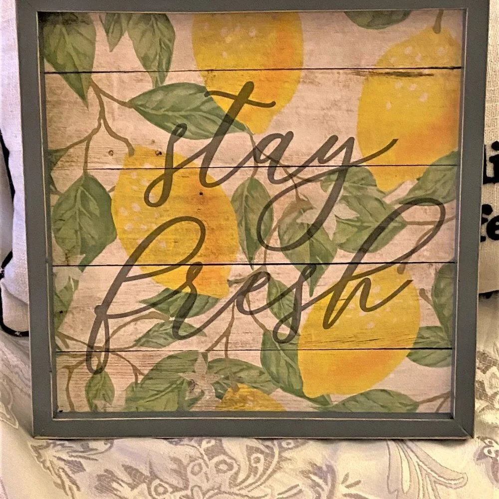 NWT Amish Crafter from Middlefield Ohio Stay Fresh Wall Decor